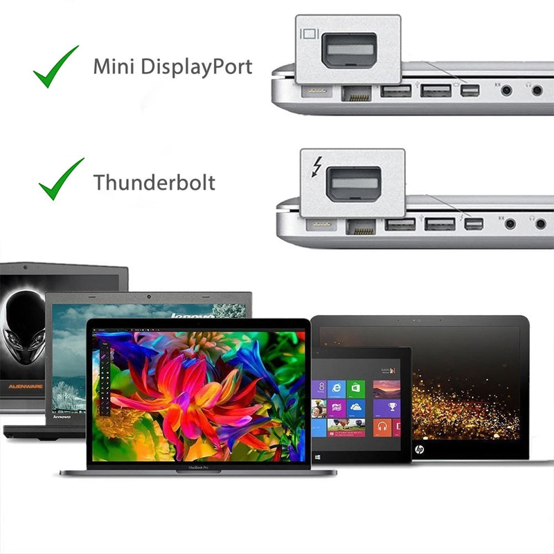 Simplecom DA101 Active Mini DisplayPort to HDMI Adapter 4K UHD (Thunderbolt and Eyefinity Compatible)