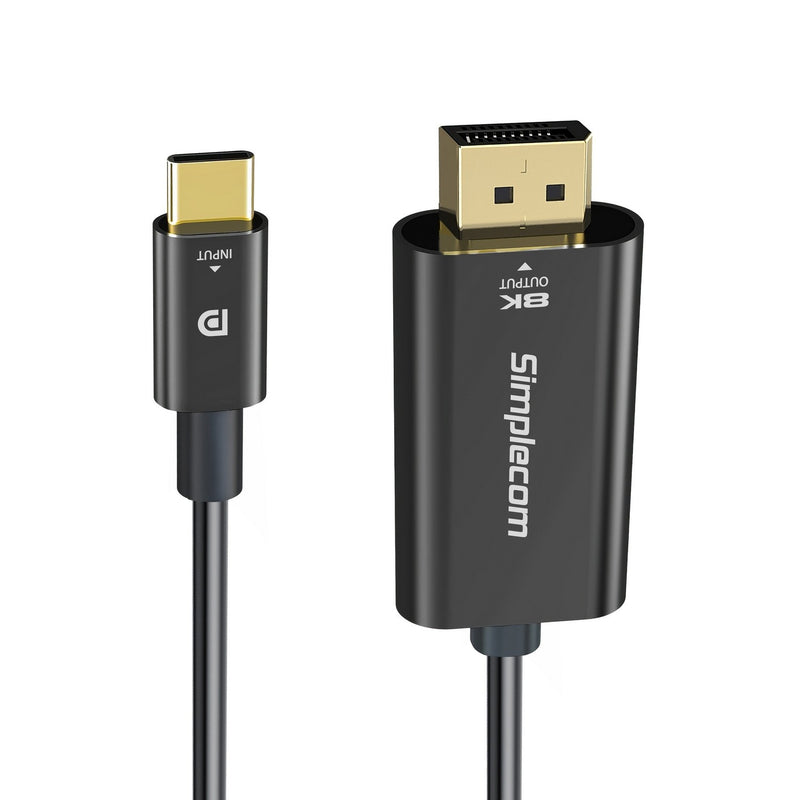 Simplecom DA323 USB-C to DisplayPort Cable DP1.4 8K@60Hz 2M