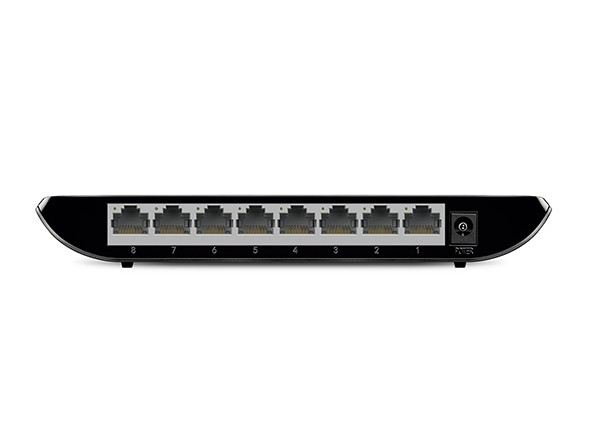 TP-LINK TL-SG1008D network switch Unmanaged Gigabit Ethernet (10/100/1000) Black