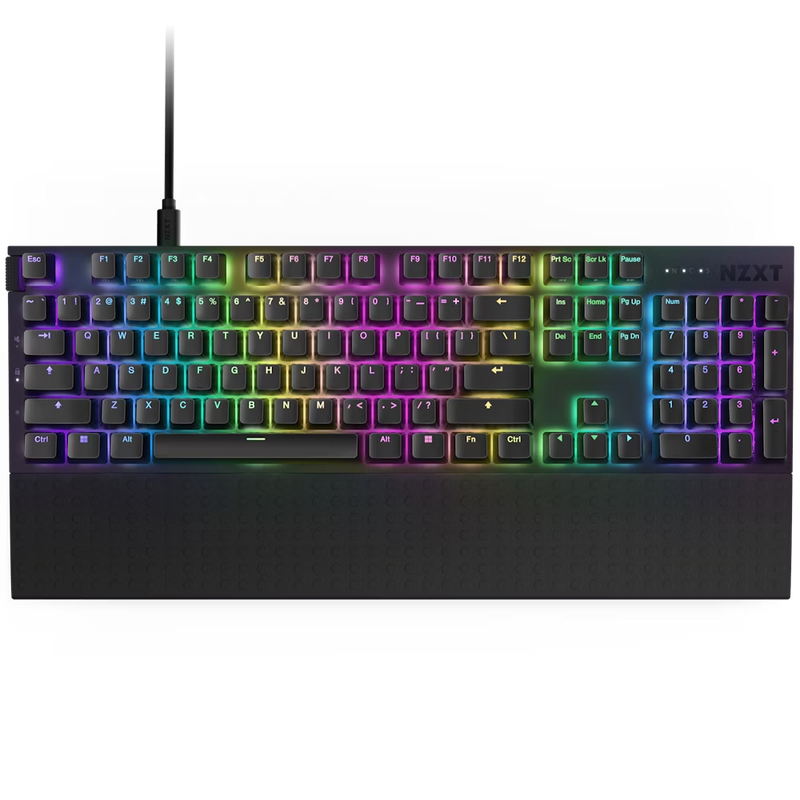 NZXT KB-001NB-US GAMING KEYBOARD FULL SIZE FUNCTION 2 US BLACK