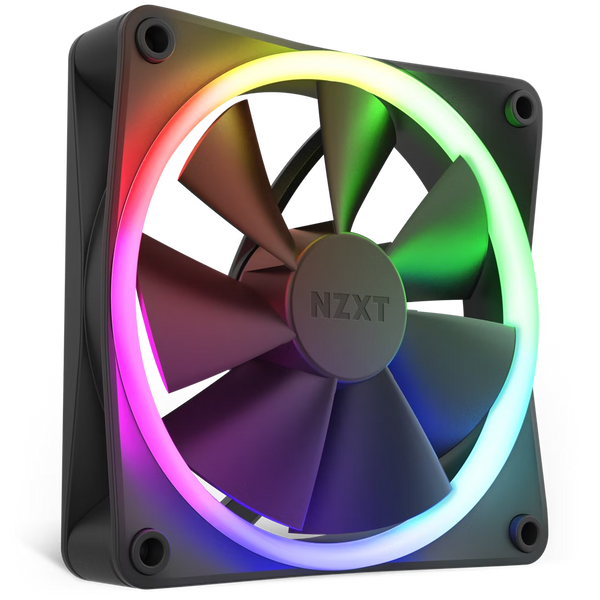 NZXT RF-R12SF-B1 F120RGB - 120mm RGB Fans - Single (Black)