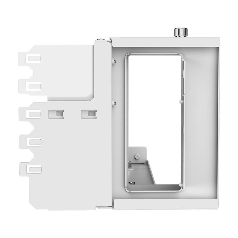 Cooler Master MCA-U000R-WFVK03 White Universal Vertical VGA Card Holder V3 + PCI-E x16 4.0 165mm Riser Cable, Support 7 PCIE slots chassis