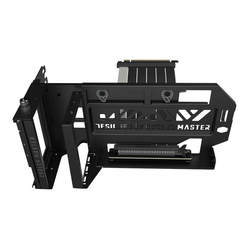 Cooler Master MCA-U000R-KFVK03 Universal Vertical VGA Card Holder V3 + PCI-E x16 4.0 165mm Riser Cable, Support 7 PCIE slots chassis