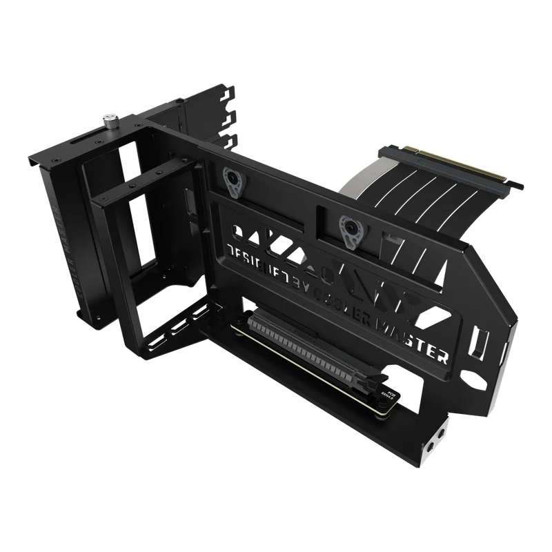 Cooler Master MCA-U000R-KFVK03 Universal Vertical VGA Card Holder V3 + PCI-E x16 4.0 165mm Riser Cable, Support 7 PCIE slots chassis