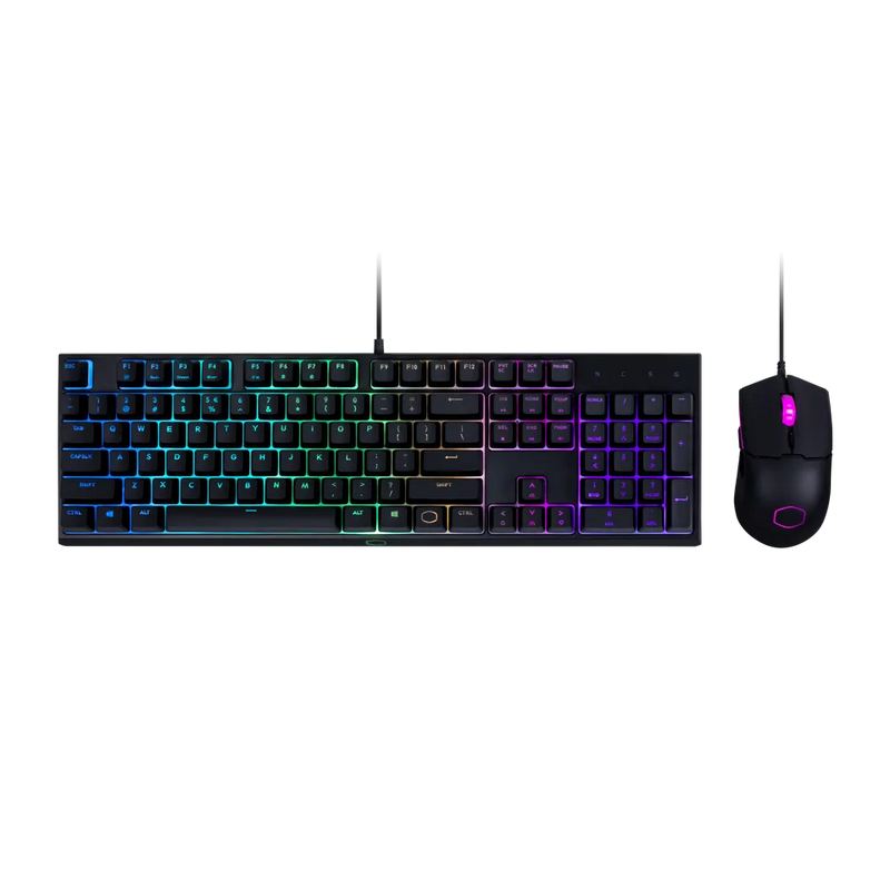 Cooler Master MS-110-KKMF3-US Mem-chanical Switch Gaming Keyboard & Mouse Combo.