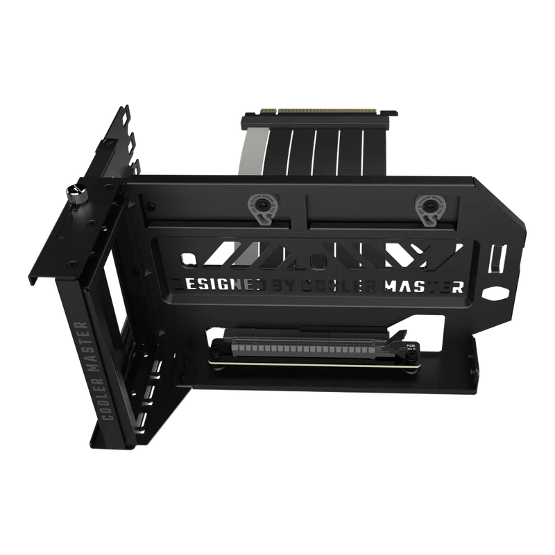 Cooler Master MCA-U000R-KFVK03 Universal Vertical VGA Card Holder V3 + PCI-E x16 4.0 165mm Riser Cable, Support 7 PCIE slots chassis