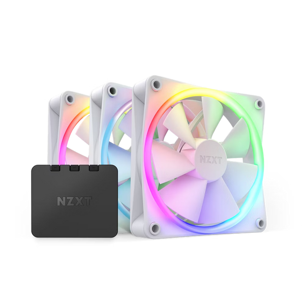 NZXT RF-R12TF-W1 F120RGB - 120mm RGB Fans - Triple (White)