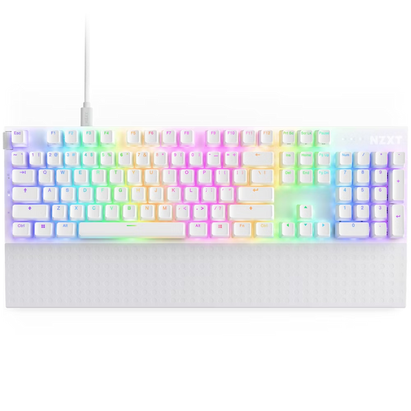 NZXT KB-001NW-US GAMING KEYBOARD FULL SIZE FUNCTION 2 US WHITE