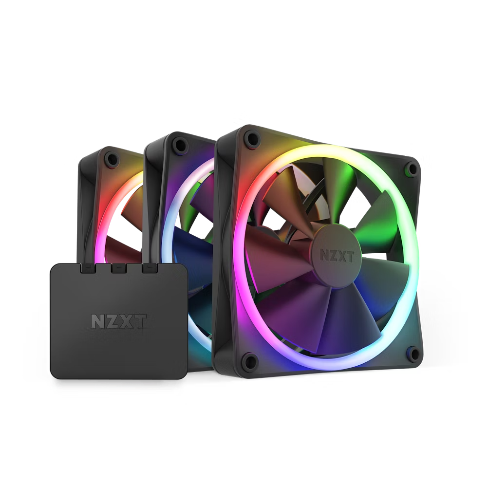 NZXT RF-R12TF-B1 F120RGB - 120mm RGB Fans - Triple (Black)