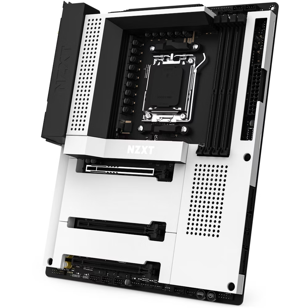 NZXT N7-B65XT-W1 N7 B650E MOBO AMD B650 CHIPSET WITH WI-FI white