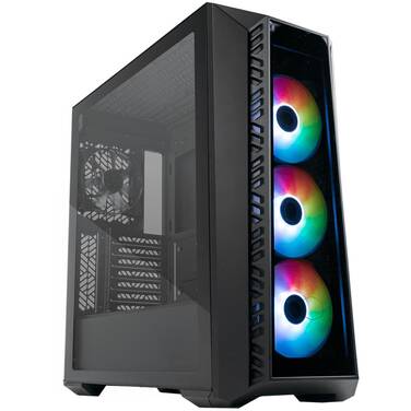 COOLER MASTER MASTERBOX MB520, TG FRONT PANEL, 3X ARGB FAN, TG SIDE PANEL, ATX, ARGB CONTR