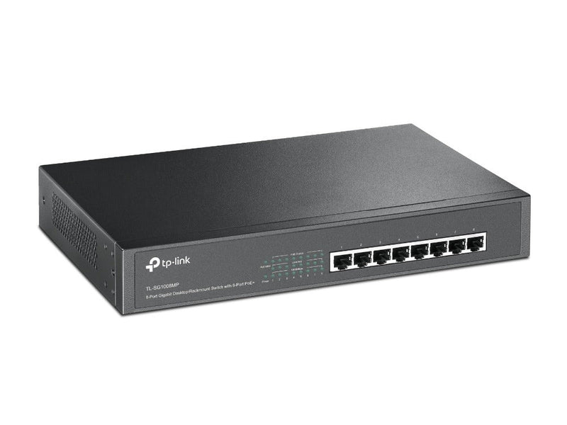 TP-LINK 8 Port Gigabit PoE Switch Unmanaged Gigabit Ethernet (10/100/1000) Black Power over Ethernet (PoE)