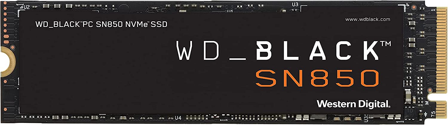 Western Digital SN850 M.2 500 GB PCI Express 4.0 NVMe