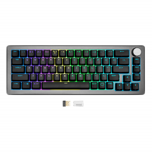 Cooler Master Peripherals CK721 keyboard USB + RF Wireless + Bluetooth QWERTY US English Black, Grey