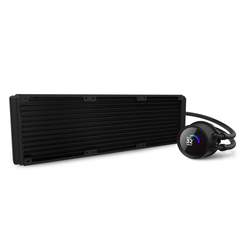 NZXT Kraken 360 - 360mm AIO liquid cooler w/ 1.54in. Display and Radiator Fans (Black)