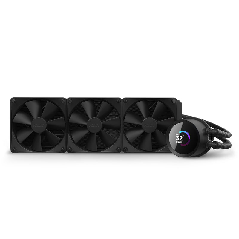 NZXT Kraken 360 - 360mm AIO liquid cooler w/ 1.54in. Display and Radiator Fans (Black)