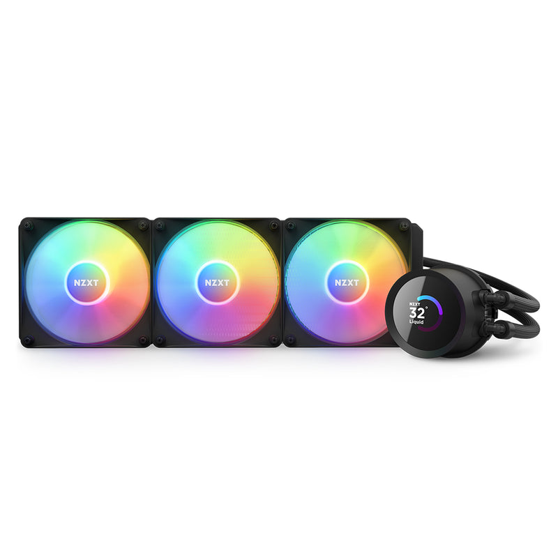 NZXT Kraken Elite 360 RGB - 360mm AIO liquid cooler w/ Display, RGB Controller and RGB Fans (Black)